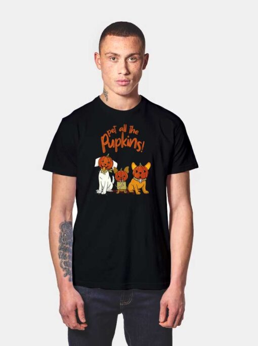 Pet All The Pumpkins Costume Dog T Shirt