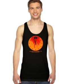 Pumpkin Clock Counting Down To Halloween Tank Top