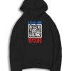 QR Scan Me Register To Vote President Election Hoodie