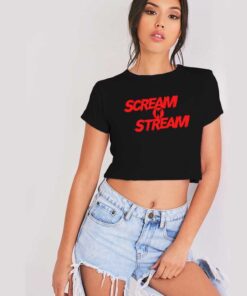 Scream n Stream Halloween Experience Crop Top Shirt