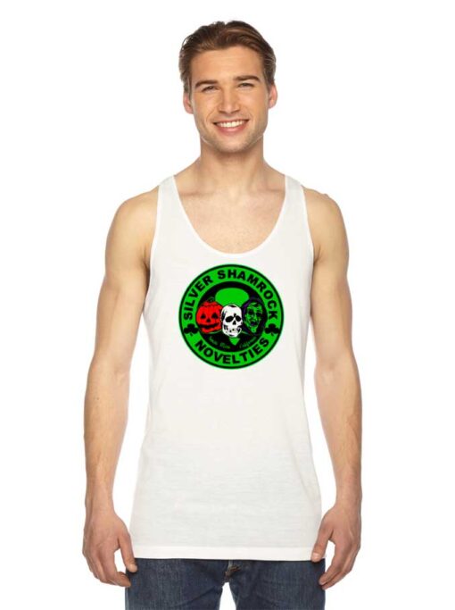 Silver Shamrock Novelties Halloween Mask Tank Top