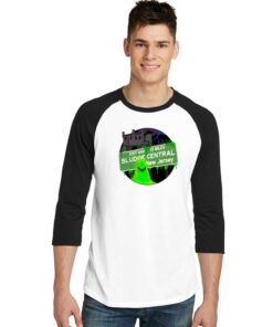 Sludge Central New Jersey Halloween Slime Raglan Tee