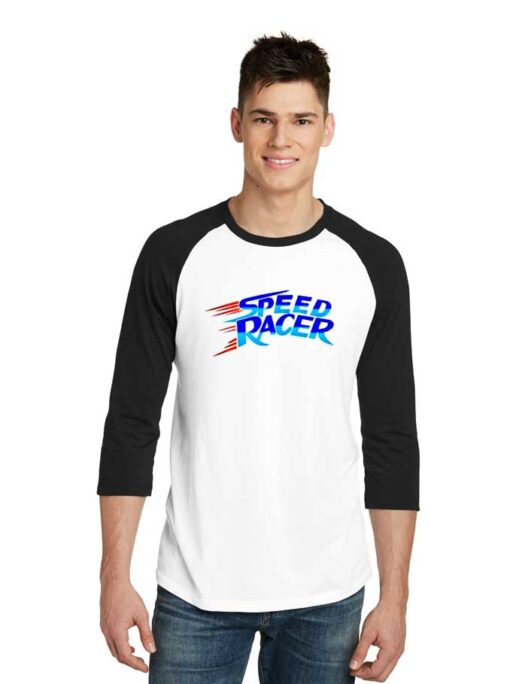 Speed Racer Show Flash Logo Raglan Tee