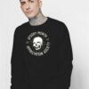 Spooky Month Appreciation Society Halloween Skull Sweatshirt