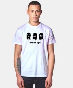 Spooky Scary Ghost Meet Up Halloween T Shirt