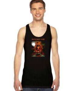 Summer Camp Halloween Slasher Horror Movie Tank Top