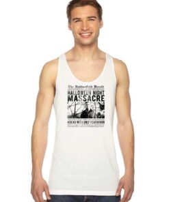 The Haddonfield Herald Halloween Night Massacre Tank Top