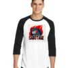 The Impostor Sabotage Crewmate Tasks Raglan Tee