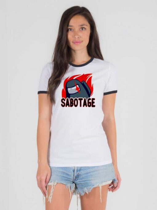 The Impostor Sabotage Crewmate Tasks Ringer Tee