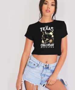 The Texas Chainsaw Massacre Halloween Movie Crop Top Shirt