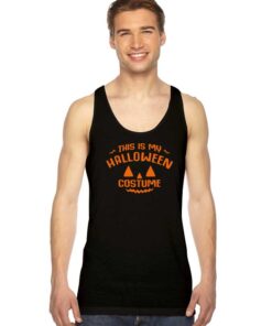 This Is My Halloween Costume Pumpkin Face Tank Top