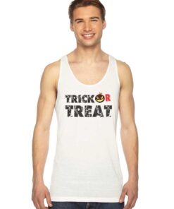 Trick Or Treat Jack O Lantern Pumpkin Tank Top