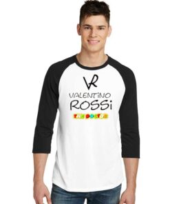 VR Valentino Rossi The Doctor Racer Raglan Tee