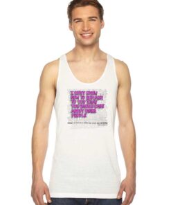 You Should Care About Other People Quote Tank Top