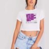 You Should Care About Other People Quote Crop Top Shirt