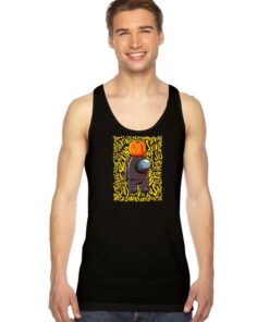 Among us Halloween Impostor Kinda Sus Tank Top