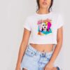 Amplified Blondie Ahoy 80s Mosaic Crop Top Shirt