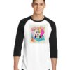 Amplified Blondie Ahoy 80s Mosaic Raglan Tee