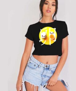 Anime Kawaii Japanese Boiled Eggs Crop Top Shirt