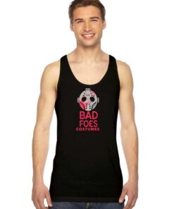 Bad Foes Costumes Halloween Mask Tank Top