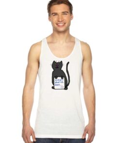 Black Cat Will You Shut Up Man Joe Biden Tank Top