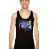 Cat The Starry Night Van Halen Tank Top