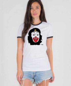 Clown Ronald Rambo x McDonalds Ringer Tee