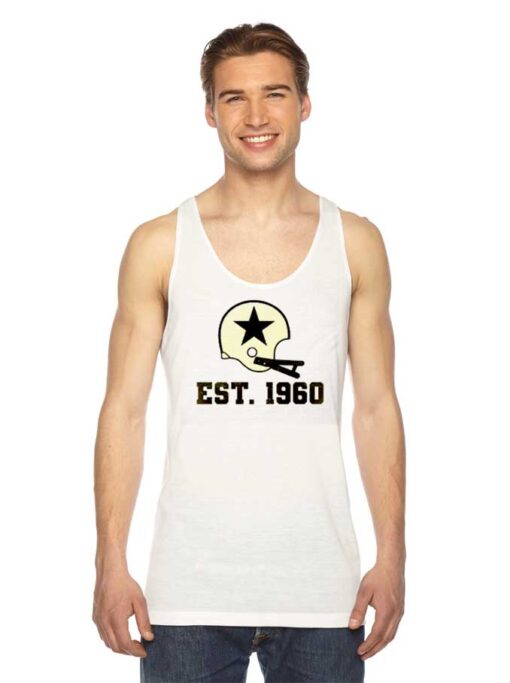 Cowboys Est 1960 Helmet With Star Tank Top