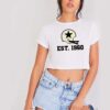 Cowboys Est 1960 Helmet With Star Crop Top Shirt