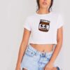 Cute Nutella Shine Eyes Jar Crop Top Shirt