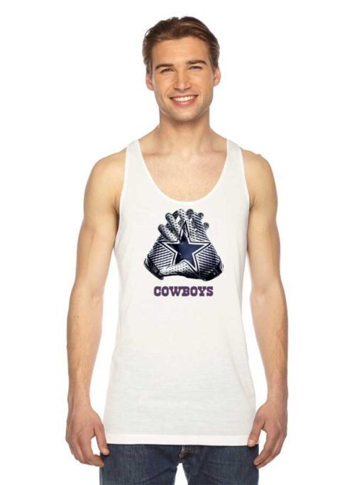 Dallas Cowboys Star Shaped Gloves Tank Top