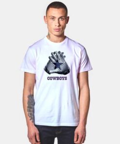 Dallas Cowboys Star Shaped Gloves T Shirt