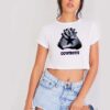 Dallas Cowboys Star Shaped Gloves Crop Top Shirt