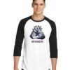 Dallas Cowboys Star Shaped Gloves Raglan Tee