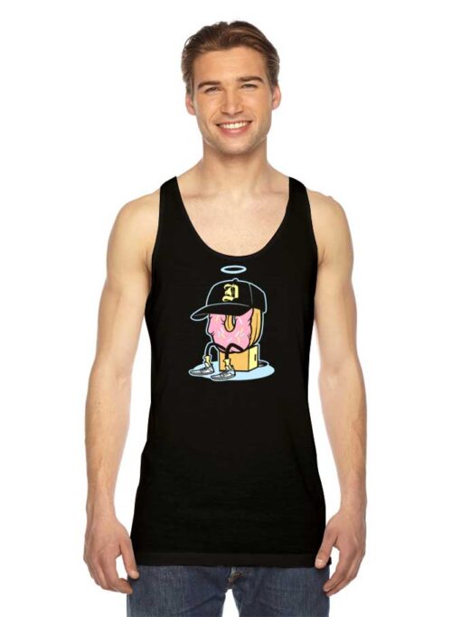 Dilla Donuts Angel Ring Cap Tank Top