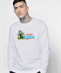 Don't Blame Me I Voted for Kodos Simpsons Sweatshirt