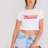 Dungeons And Dragons Donuts Sword Crop Top Shirt