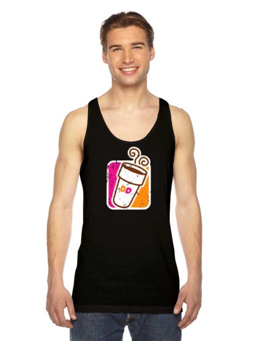 Dunkin Donuts Retro Coffee Logo Tank Top