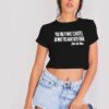 Eddie Van Halen You Only Have 12 Notes Crop Top Shirt