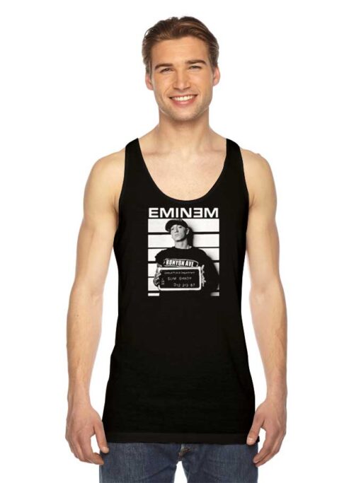 Eminem Mug Shot Slim Shady Tank Top