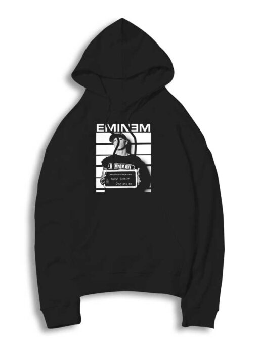 Eminem Mug Shot Slim Shady Hoodie