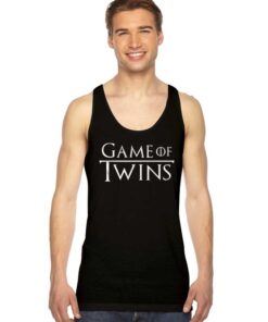 Game Of Twins Parody Logo Tank Top