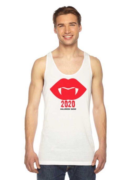 Halloween 2020 Sucks Vampire Lips Tank Top