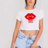 Halloween 2020 Sucks Vampire Lips Crop Top Shirt