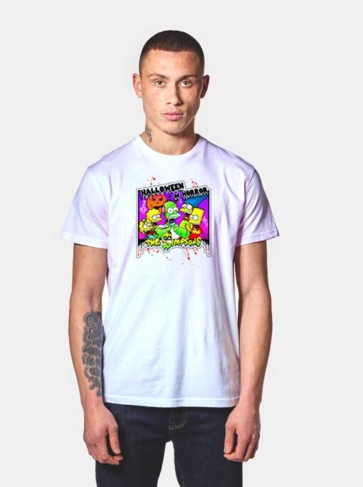 Halloween Of Horror The Simpsons Family T Shirt