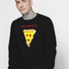 Halloween Pizza Slice Face Costume Sweatshirt