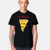 Halloween Pizza Slice Face Costume T Shirt