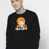 Halloween Skeleton Gamer Boy Sweatshirt