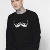 Halloween Skeleton Hand Touch Boobs Sweatshirt