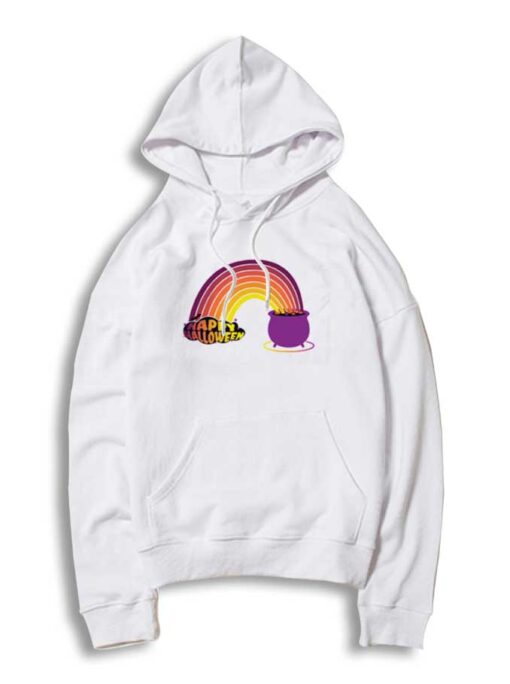 Happy Halloween Rainbow Brewing Pot Hoodie